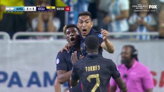 Kevin Rodríguez's header brings Ecuador to a 1-1 tie with Argentina in stoppage time | 2024 Copa América  - Fox News