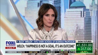 NYU Professor Suzy Welch unveils detailed plan on achieving your values - Fox Business Video