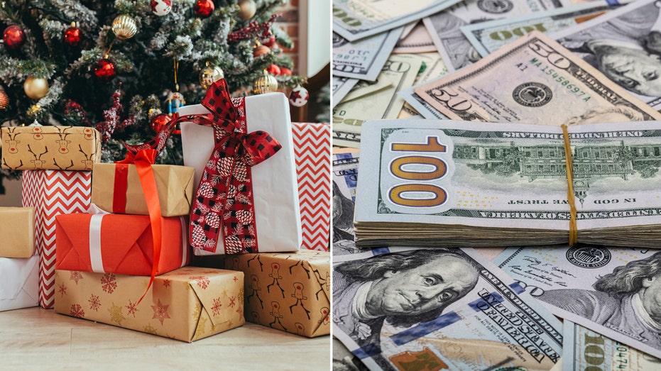Christmas tree and presents