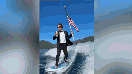 To celebrate the Fourth of July, Meta founder Mark Zuckerberg posted a video to Instagram where he surfs while flying an American flag, wearing a tuxedo, and sipping beer.