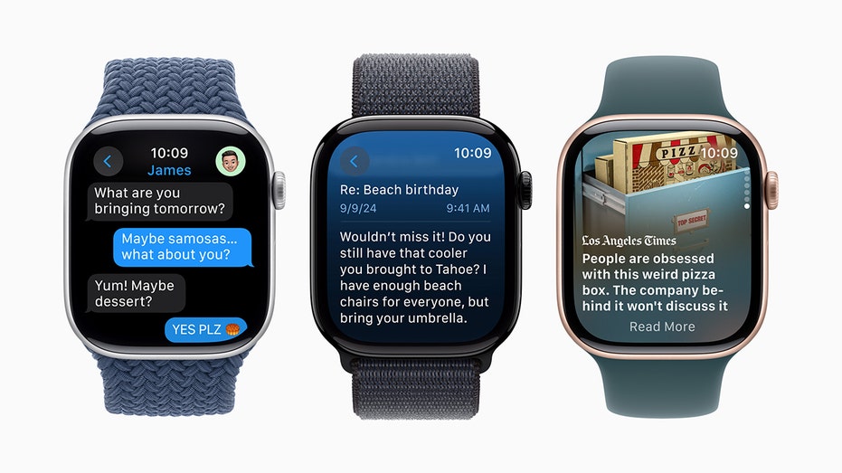 The display of the Apple Watch Series 10