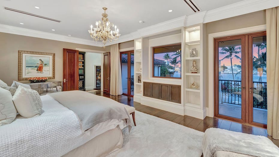 The home is replete with five bedrooms