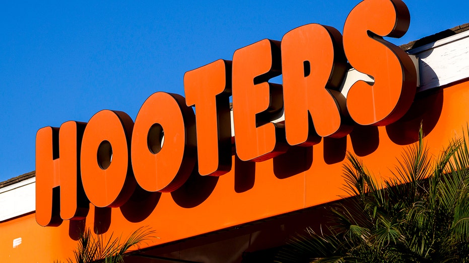 Hooters sign outside California restaurant