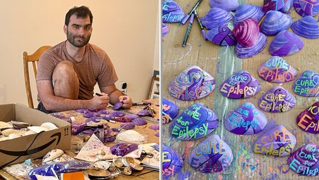 New Jersey man with epilepsy uses hand-painted seashells to help find a cure